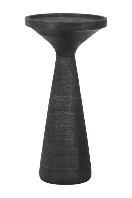  Black Minimalist Wooden Side Table | Oroa.com