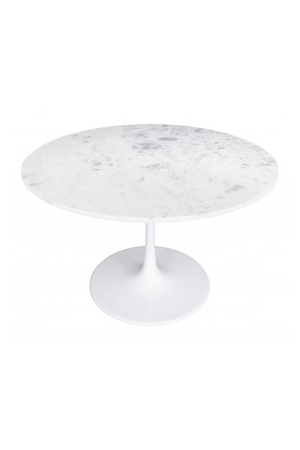   White Pedestal Dining Table | Oroa.com