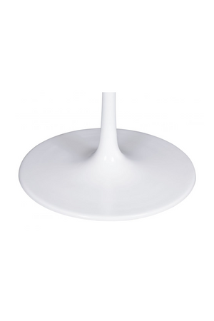   White Pedestal Dining Table | Oroa.com
