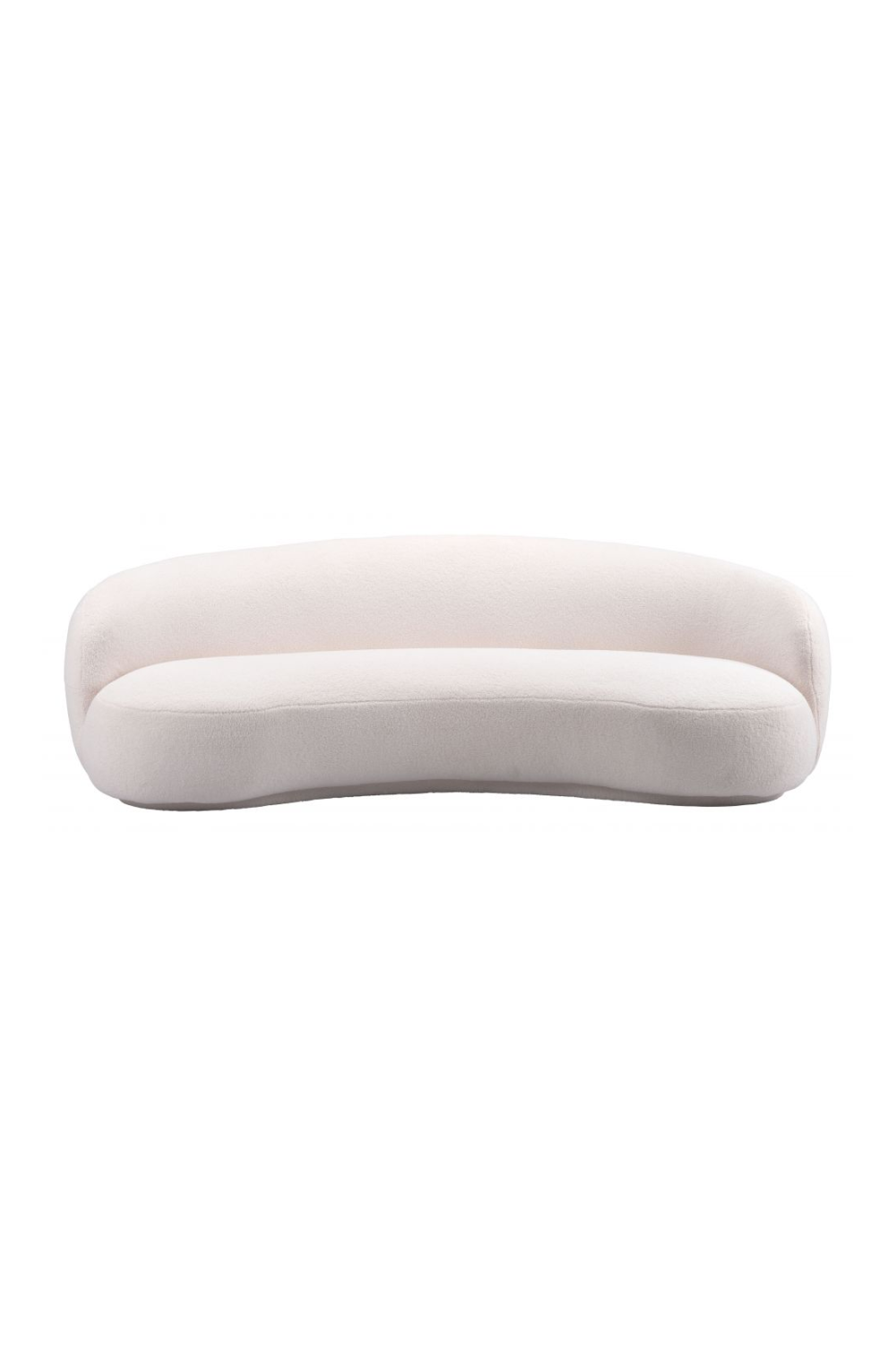   Cream Curved Sofa | Oroa.com