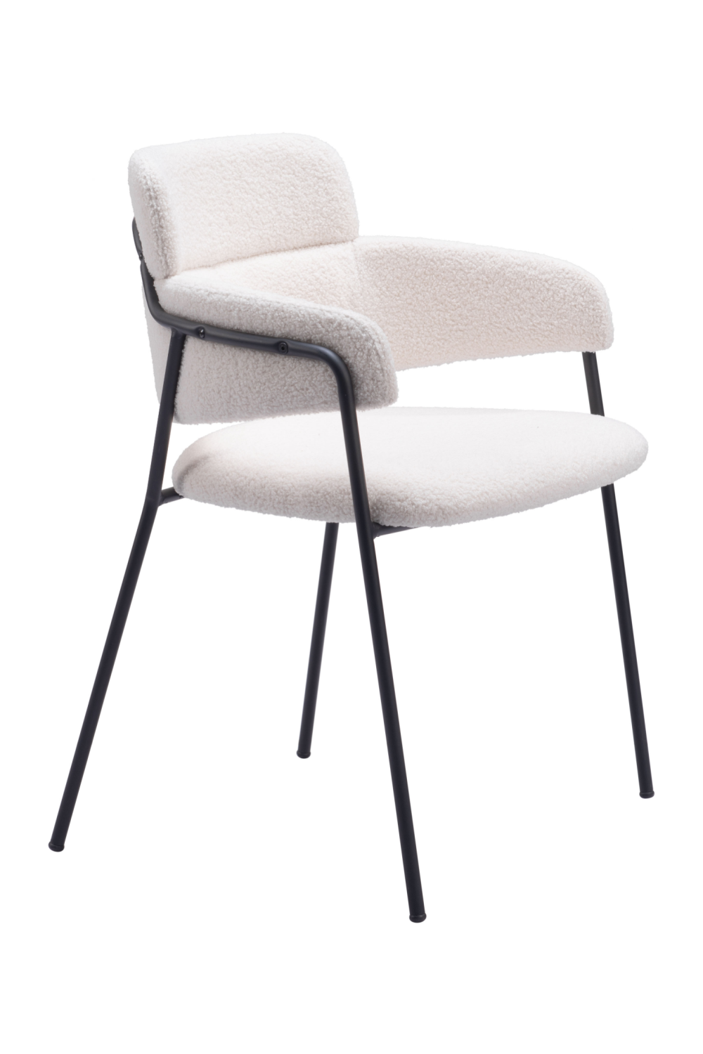   Shearling Style Dining Chairs (2) | Oroa.com