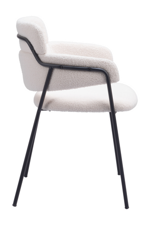   Shearling Style Dining Chairs (2) | Oroa.com