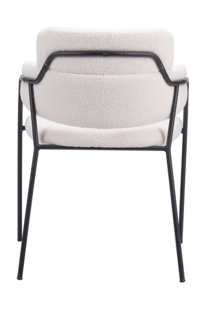   Shearling Style Dining Chairs (2) | Oroa.com