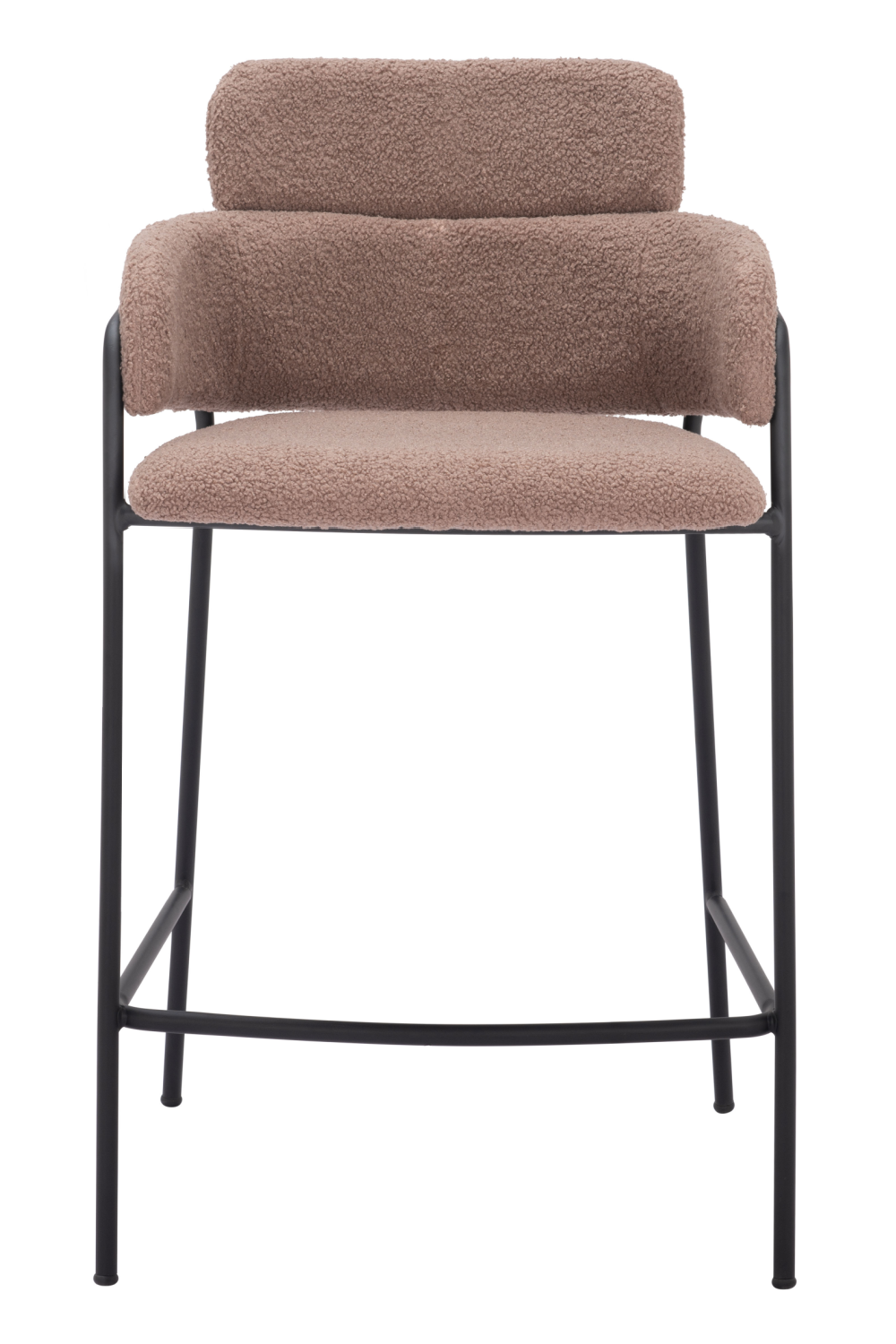   Shearling Style Counter Stools (2) | Oroa.com