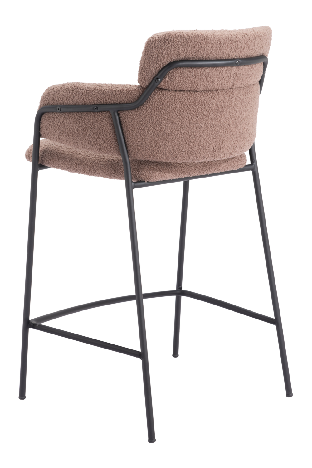   Shearling Style Counter Stools (2) | Oroa.com