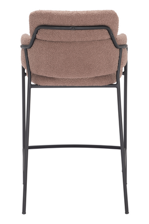   Shearling Style Counter Stools (2) | Oroa.com