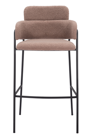   Shearling Style Bar Stools (2) | Oroa.com