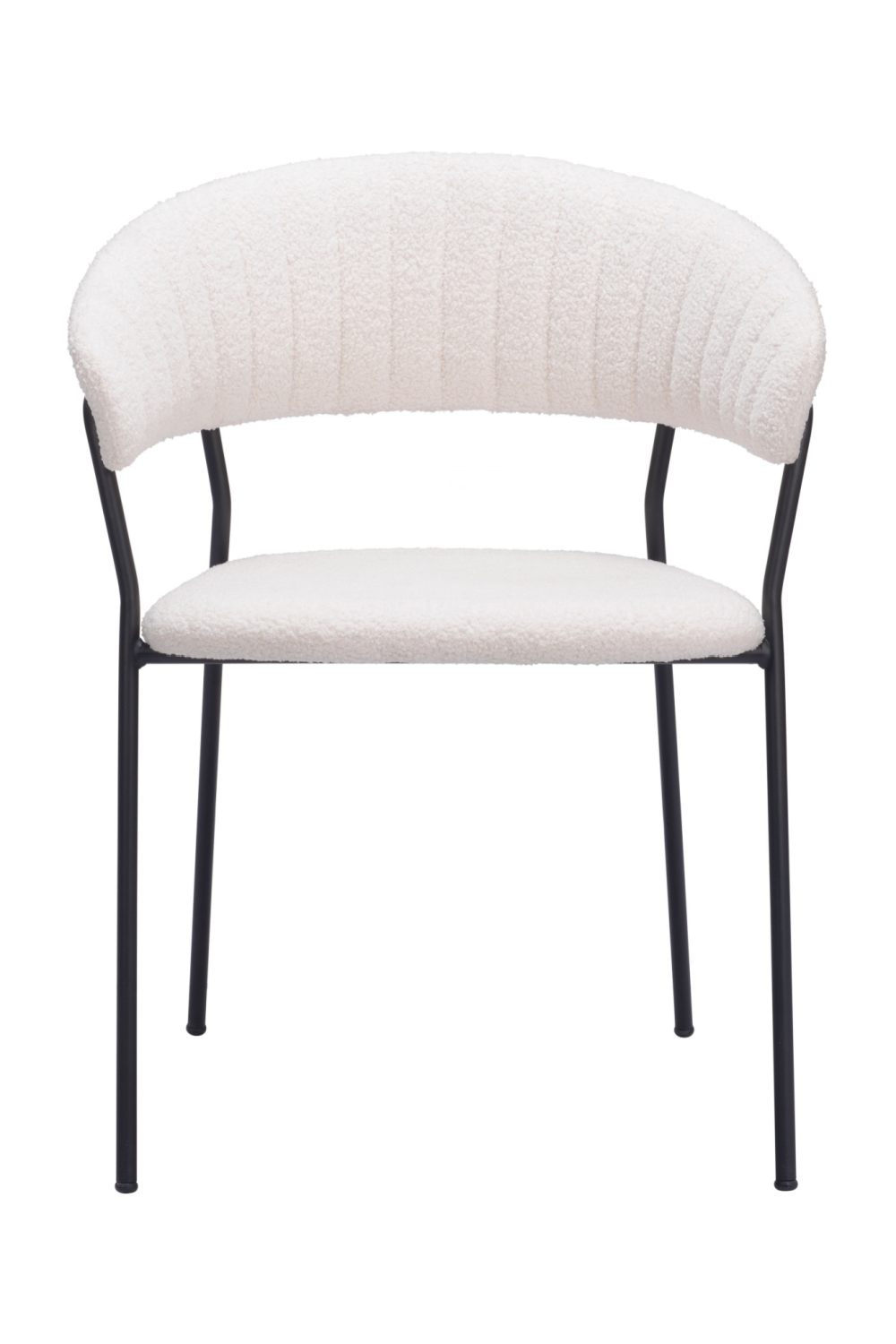   Cream Shearling Dining Chairs (2) | Oroa.com