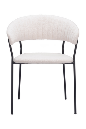   Cream Shearling Dining Chairs (2) | Oroa.com