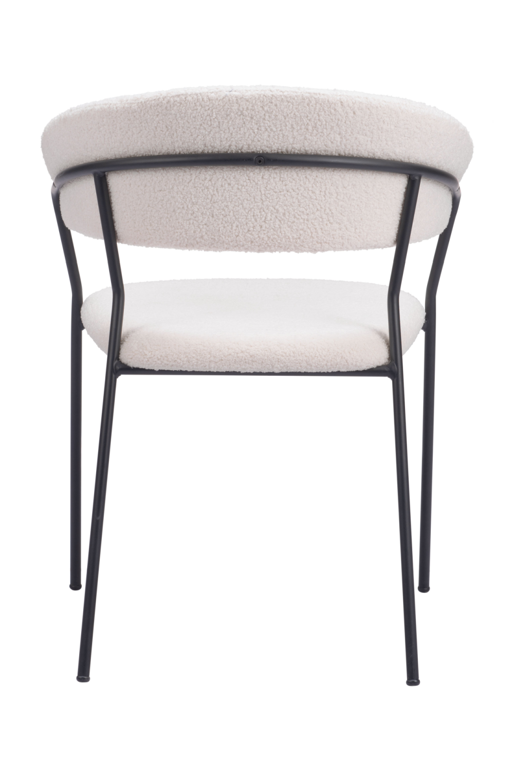   Cream Shearling Dining Chairs (2) | Oroa.com