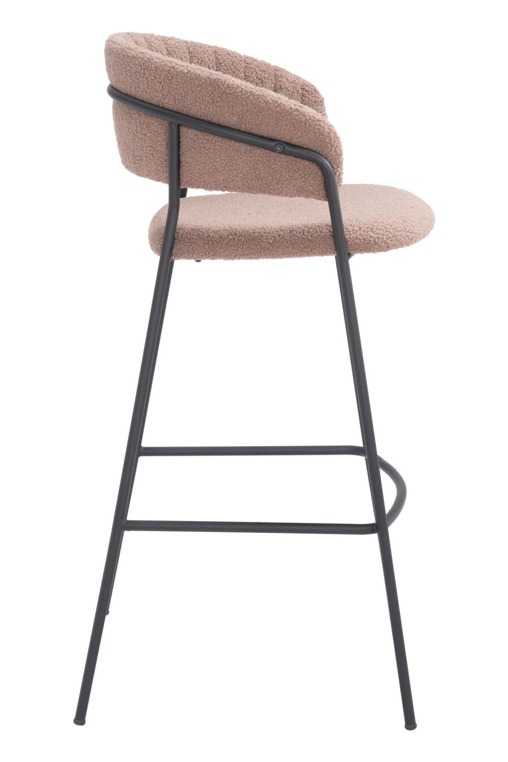   Brown Shearling Bar Stools (2) | Oroa.com