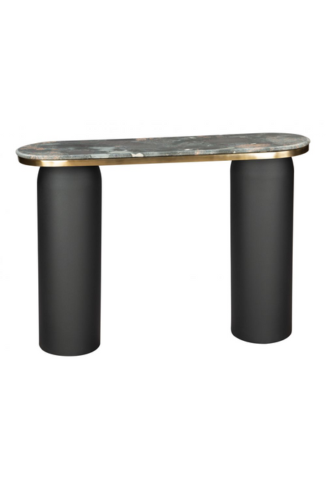   Black Marble Console Table | Oroa.com