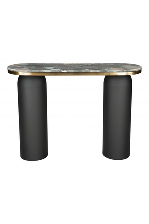   Black Marble Console Table | Oroa.com