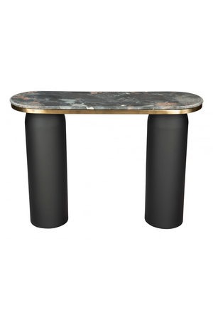   Black Marble Console Table | Oroa.com