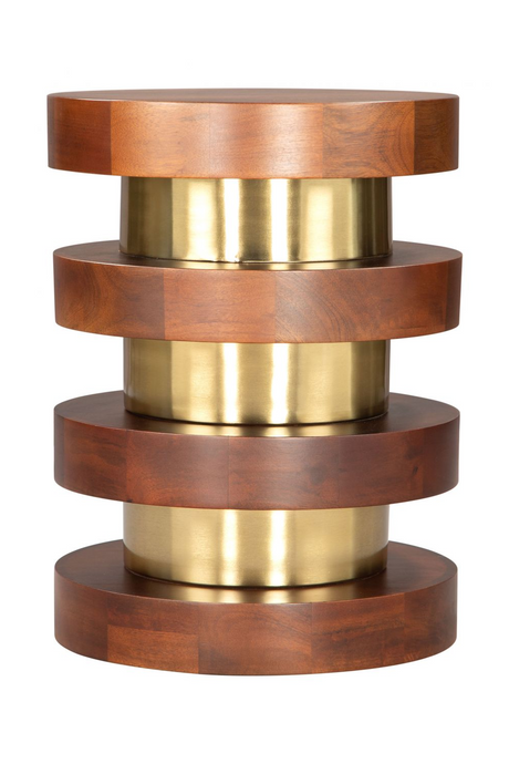   Acacia Wood Walnut Side Table | Oroa.com