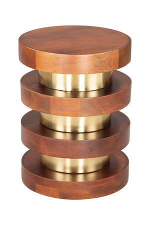   Acacia Wood Walnut Side Table | Oroa.com