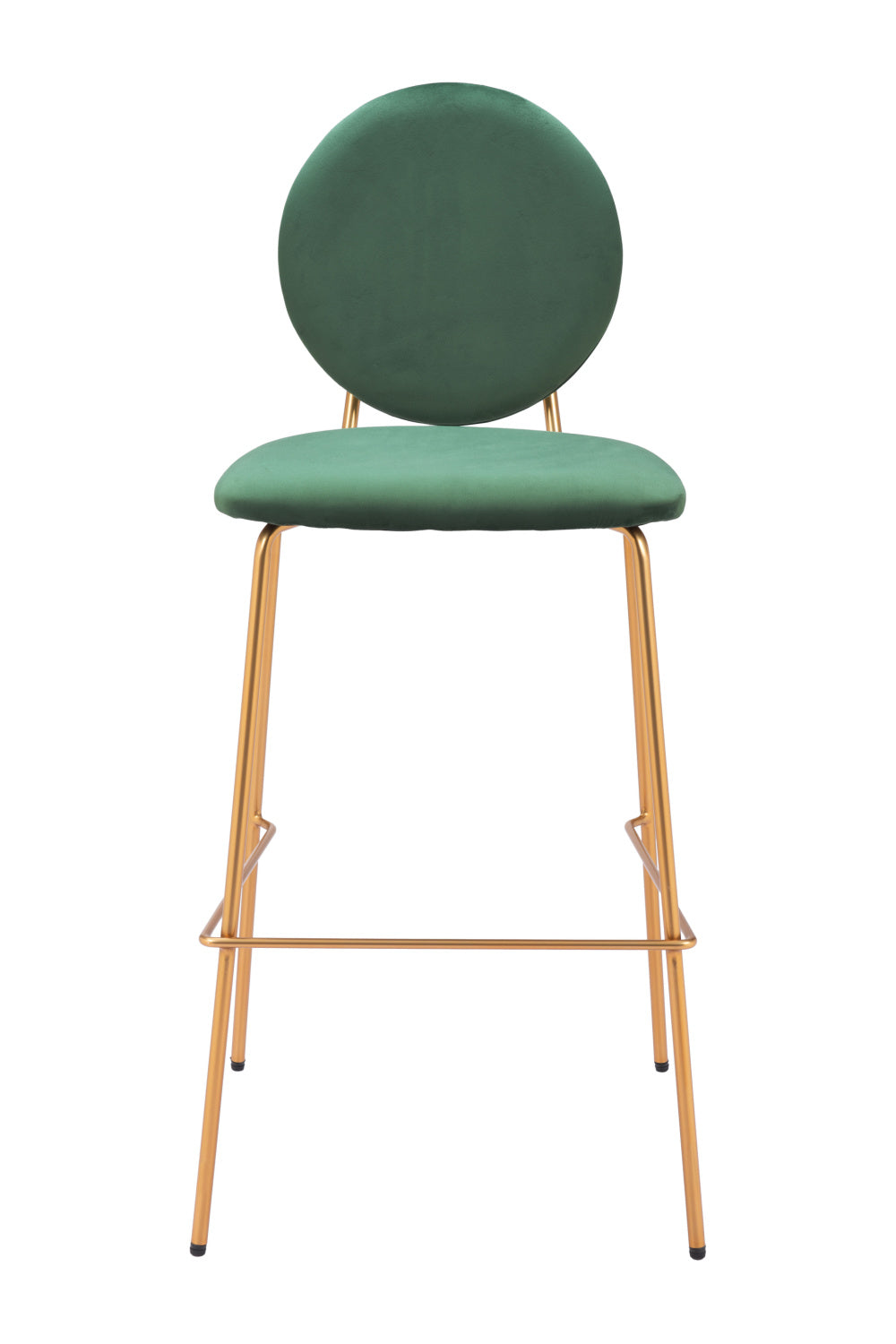   Green Velvet Bar Stools (2) | Oroa.com