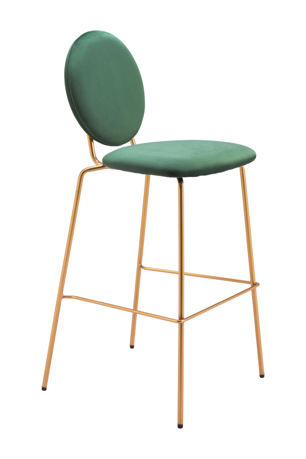   Green Velvet Bar Stools (2) | Oroa.com