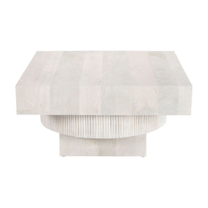   Whitewashed Mango Wood Coffee Table | Oroa.com