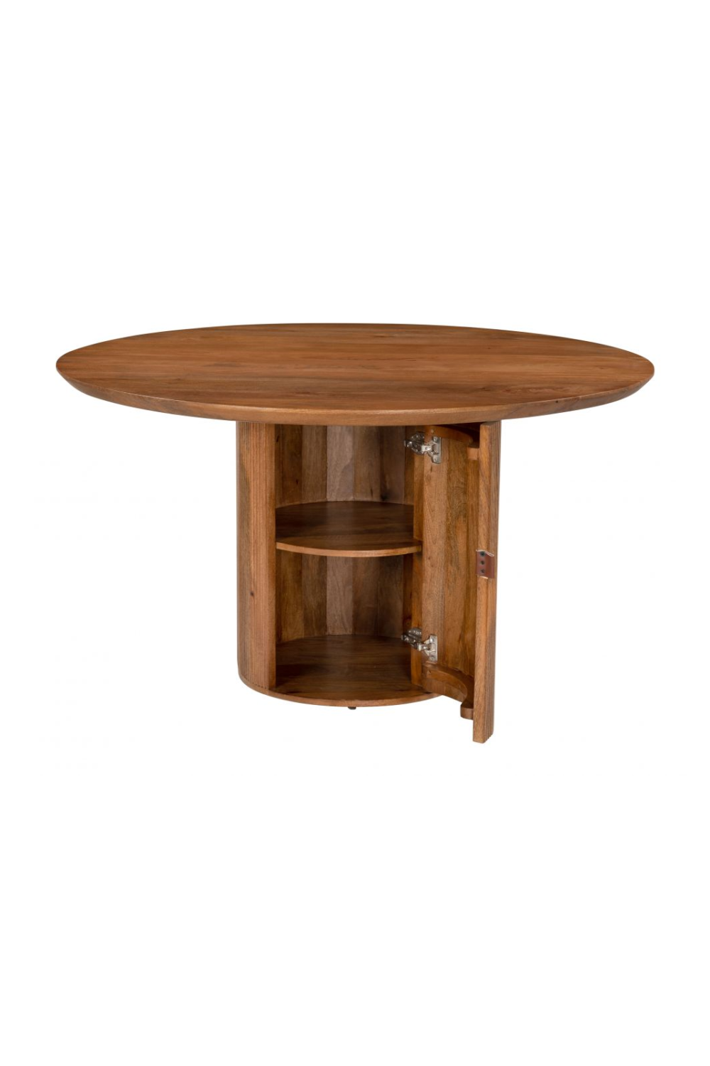   Round Mango Wood Dining Table | Oroa.com