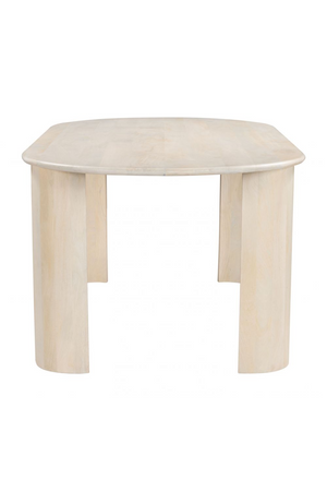   White-washed Acacia Dining Table | Oroa.com
