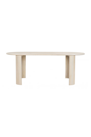   White-washed Acacia Dining Table | Oroa.com