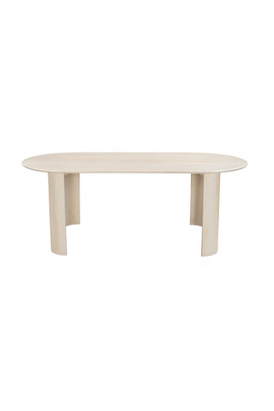   White-washed Acacia Dining Table | Oroa.com