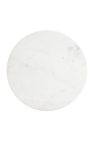   White Marble Round Side Table | Oroa.com