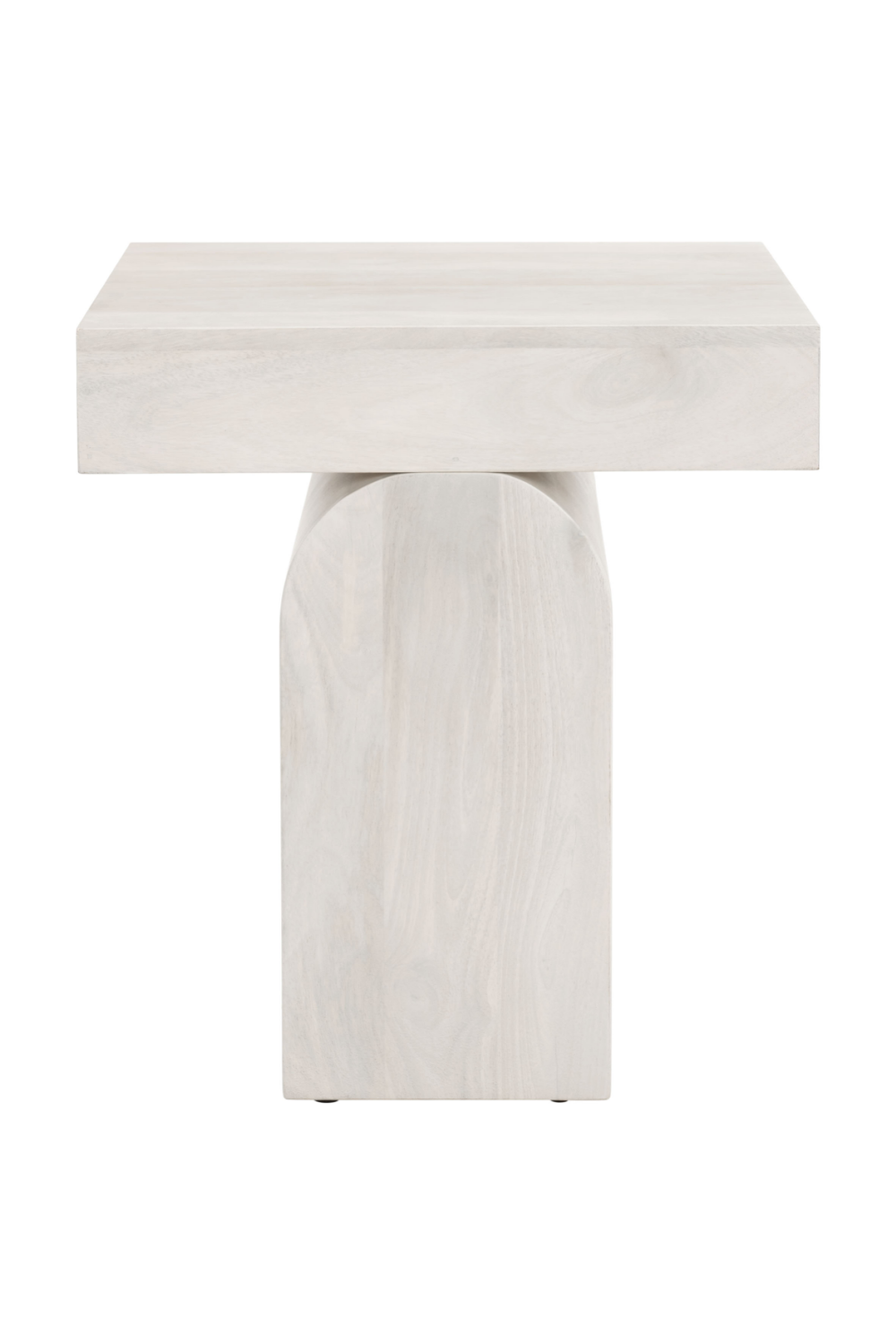   Whitewashed Mango Wood Side Table | Oroa.com