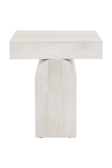   Whitewashed Mango Wood Side Table | Oroa.com