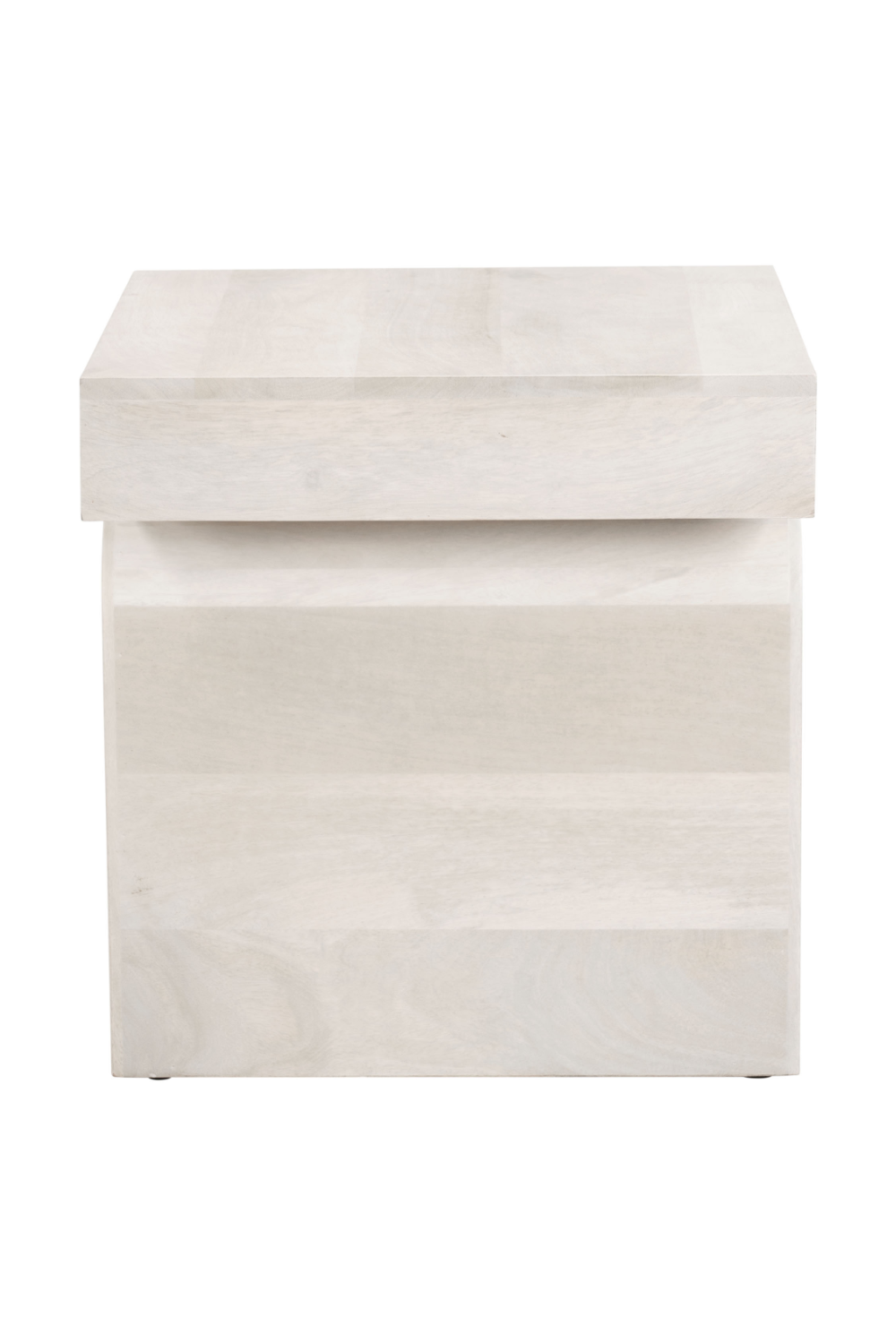   Whitewashed Mango Wood Side Table | Oroa.com