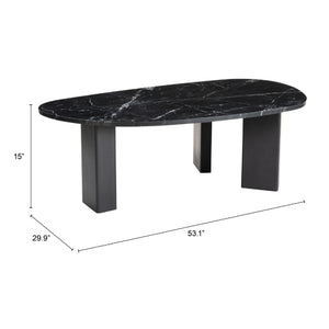   Organic-Shaped Marble Coffee Table | Oroa.com