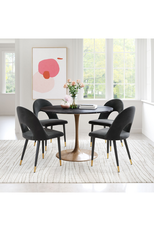   Velvet Dining Chairs (2) | Oroa.com