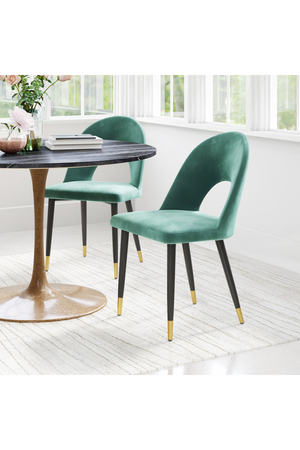   Velvet Dining Chairs (2) | Oroa.com