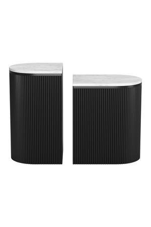   White Marble Side Table Set | Oroa.com