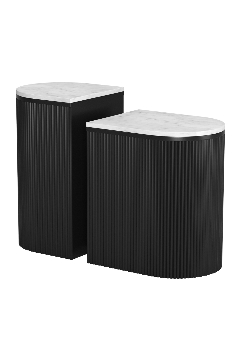   White Marble Side Table Set | Oroa.com