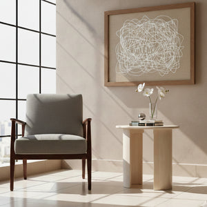  Bleached Mango Wood Side Table | Oroa.com