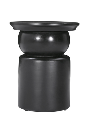   Black Wooden Modern Side Table | Oroa.com