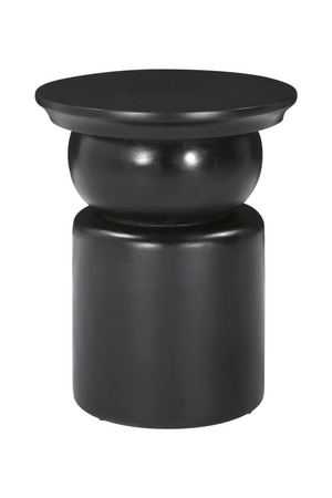   Black Wooden Modern Side Table | Oroa.com