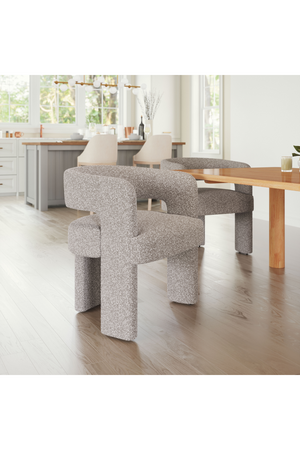   Beige Shearling Accent Chair | Oroa.com