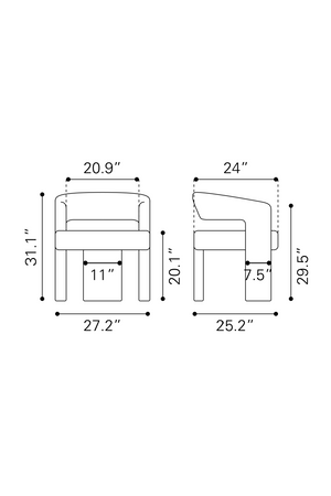   Beige Shearling Accent Chair | Oroa.com
