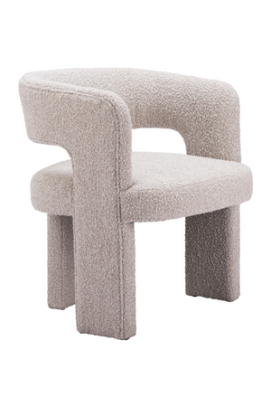   Beige Shearling Accent Chair | Oroa.com