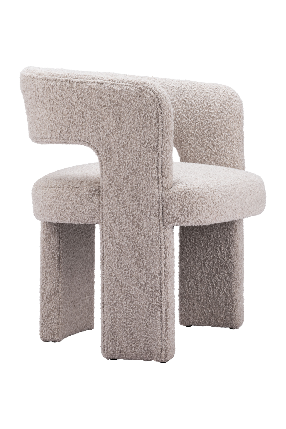   Beige Shearling Accent Chair | Oroa.com