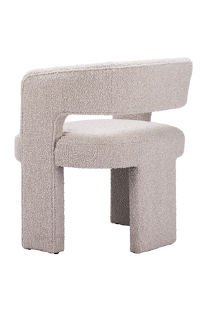   Beige Shearling Accent Chair | Oroa.com