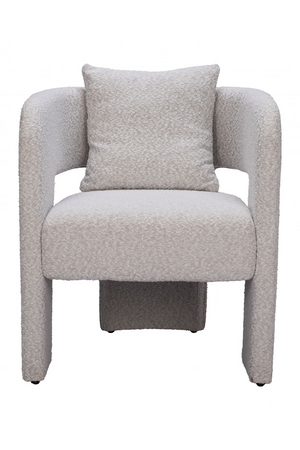   Gray Curved Dining Chair | Oroa.com