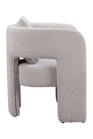   Gray Curved Dining Chair | Oroa.com