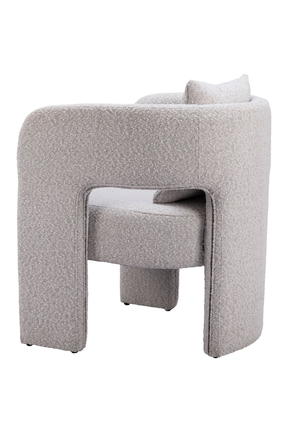   Gray Curved Dining Chair | Oroa.com