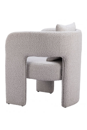   Gray Curved Dining Chair | Oroa.com