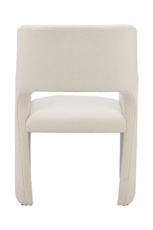   White Linen Dining Chair | Oroa.com