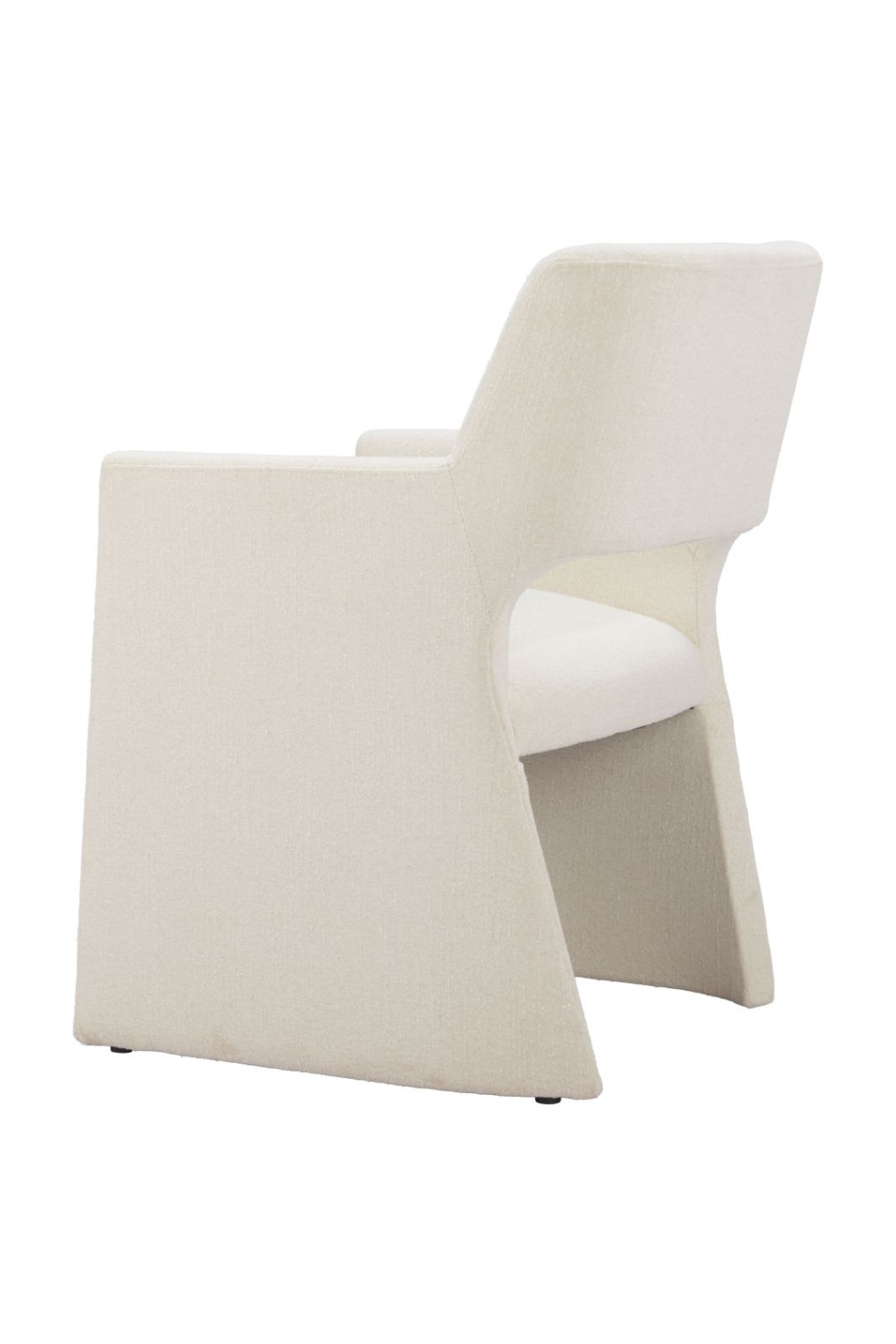   White Linen Dining Chair | Oroa.com